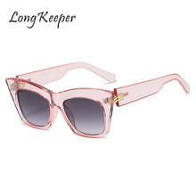 Load image into Gallery viewer, Square Sunglasses Women Vintage Cat Eye Brand Design Sun Glasses Female Retro Black Cateye Eyewear Oculos De Sol Feminin