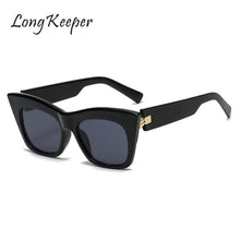 Load image into Gallery viewer, Square Sunglasses Women Vintage Cat Eye Brand Design Sun Glasses Female Retro Black Cateye Eyewear Oculos De Sol Feminin