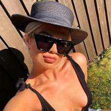 Load image into Gallery viewer, Square Sunglasses Women Vintage Cat Eye Design Sun Glasses Female Male Personality Cool Retro Black Cateye Oculos