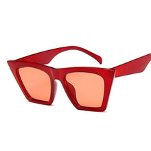 Load image into Gallery viewer, Square Sunglasses Women Vintage Cat Eye Design Sun Glasses Female Male Personality Cool Retro Black Cateye Oculos