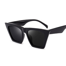 Load image into Gallery viewer, Square Sunglasses Women Vintage Cat Eye Design Sun Glasses Female Male Personality Cool Retro Black Cateye Oculos