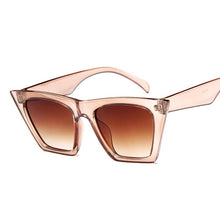 Load image into Gallery viewer, Square Sunglasses Women Vintage Cat Eye Design Sun Glasses Female Male Personality Cool Retro Black Cateye Oculos