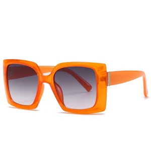 Square Unisex Men Women Sunglasses Elegant Big Frame Sun Glass Lady Eyewear Sunshade Glasses Outside Gifts UV400