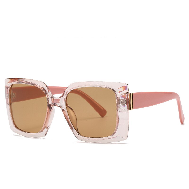 Square Unisex Men Women Sunglasses Elegant Big Frame Sun Glass Lady Eyewear Sunshade Glasses Outside Gifts UV400