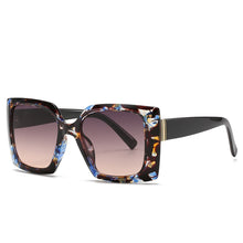 Load image into Gallery viewer, Square Unisex Men Women Sunglasses Elegant Big Frame Sun Glass Lady Eyewear Sunshade Glasses Outside Gifts UV400