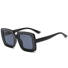 Load image into Gallery viewer, Square Women Sunglasses Vintage Oversized Frame Retro Champagne Leopard Eyewear Men Shades UV400 Sun Glasses