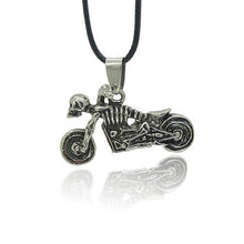 Carica l'immagine nel visualizzatore di Gallery, Fashion Steampunk Inverted Pentagram Pan God Skull Goat Head Pendant Necklaces Satanism Satanic Occult Metal DIY Choker Necklace