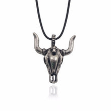 Carica l'immagine nel visualizzatore di Gallery, Fashion Steampunk Inverted Pentagram Pan God Skull Goat Head Pendant Necklaces Satanism Satanic Occult Metal DIY Choker Necklace