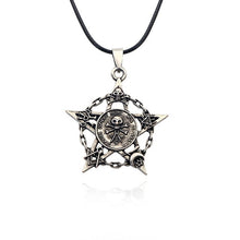 Carica l'immagine nel visualizzatore di Gallery, Fashion Steampunk Inverted Pentagram Pan God Skull Goat Head Pendant Necklaces Satanism Satanic Occult Metal DIY Choker Necklace