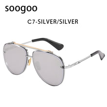 Load image into Gallery viewer, Steampunk Square Sunglasses Men 2023 Retro Metal  Brand Designer Sun Glasses Women Black Vintage Eyeglasses UV400