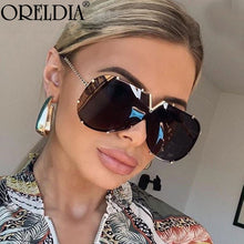 Carica l'immagine nel visualizzatore di Gallery, Steampunk Sunglasses 2023 Women Men Pilot Sun Glasses Colorful Lens Shades Eyewear Lady Brand Designer Eyeglasses UV400