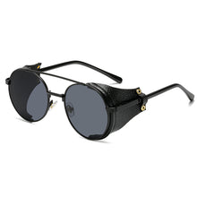 Load image into Gallery viewer, Steampunk Sunglasses Brand Design Metal Round Sunglass Men Women Vintage Punk Sun glasses UV400 Shades Oculos de sol