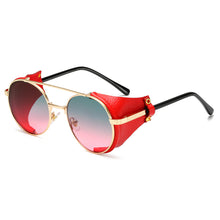 Load image into Gallery viewer, Steampunk Sunglasses Brand Design Metal Round Sunglass Men Women Vintage Punk Sun glasses UV400 Shades Oculos de sol