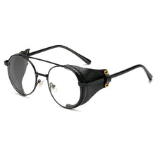 Load image into Gallery viewer, Fashion Steampunk Sunglasses Brand Design Metal Round Sunglass Men Women Vintage Punk Sun glasses UV400 Shades Oculos de sol