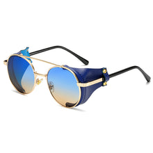 Load image into Gallery viewer, Steampunk Sunglasses Brand Design Metal Round Sunglass Men Women Vintage Punk Sun glasses UV400 Shades Oculos de sol