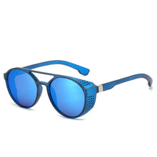 Load image into Gallery viewer, Steampunk Sunglasses Women Men Brand Design Retro Goggles Round Flip Up Glasses steam punk Vintage Eyewear Oculos de sol
