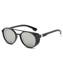 Load image into Gallery viewer, Steampunk Sunglasses Women Men Brand Design Retro Goggles Round Flip Up Glasses steam punk Vintage Eyewear Oculos de sol