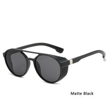 Load image into Gallery viewer, Steampunk Sunglasses Women Men Brand Design Retro Goggles Round Flip Up Glasses steam punk Vintage Eyewear Oculos de sol