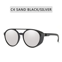 Load image into Gallery viewer, Steampunk Sunglasses Women Men Brand Design Retro Goggles Round Flip Up Glasses steam punk Vintage Eyewear Oculos de sol
