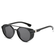 Load image into Gallery viewer, Steampunk Sunglasses Women Men Brand Design Retro Goggles Round Flip Up Glasses steam punk Vintage Eyewear Oculos de sol