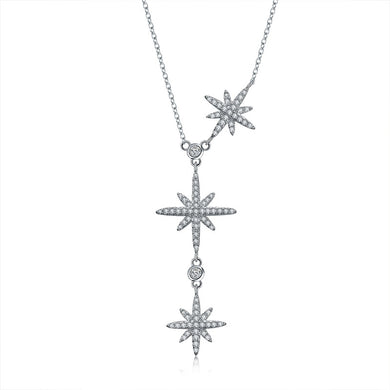 Fashion Style Stars Pendant Necklace Three Tassel Adjust Chain Necklaces SJ110913 Jewelry Wholesale ZK30