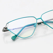 Load image into Gallery viewer, Stylish Women Eyeglasses Frame Cat Eye Full Rim Alloy Green Optical Glasses Spectacles Female Eyewear