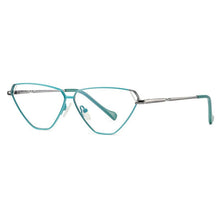 Load image into Gallery viewer, Stylish Women Eyeglasses Frame Cat Eye Full Rim Alloy Green Optical Glasses Spectacles Female Eyewear