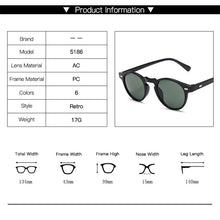 Load image into Gallery viewer, Sun Glasses For Men 2023 Designer Vintage Round Sunglass Women UV400 Lenses Outdoor Driving Oculos De Sol