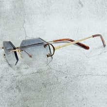 Load image into Gallery viewer, Sun Glasses Men Diamond Cut Carter Sunglasses Gafas De Sol Vintage Eyewear Customized Engrave Name And Initials