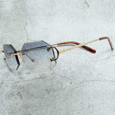 Sun Glasses Men Diamond Cut Carter Sunglasses Gafas De Sol Vintage Eyewear Customized Engrave Name And Initials