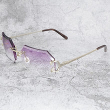 Load image into Gallery viewer, Sun Glasses Men Diamond Cut Carter Sunglasses Gafas De Sol Vintage Eyewear Customized Engrave Name And Initials