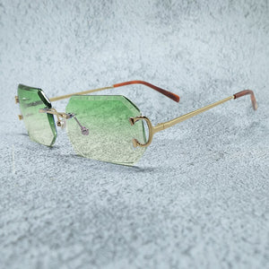 Sun Glasses Men Diamond Cut Carter Sunglasses Gafas De Sol Vintage Eyewear Customized Engrave Name And Initials