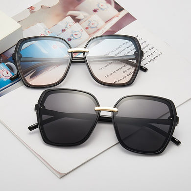 Sunglasses Male Gradient Oversize Female Sun Glasses Simple Designer UV400 Driving Eyewear For Men Women Sunglasses