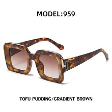 Load image into Gallery viewer, Sunglasses Men European and American Street Shooting Square Large Frame Personality Glasses Women