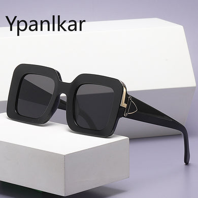 Sunglasses Men European and American Street Shooting Square Large Frame Personality Glasses Women