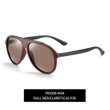 Load image into Gallery viewer, Sunglasses Men Women Pilot Sun Glasses TR90 Polarized UV400 Lens Outdoor Driving Vintage Eyewear For Male/Female 3308