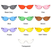 Load image into Gallery viewer, Sunglasses Women Ladies Red Yellow Cat Eye Sun Glasses Female Driving Shades UV400 Oculos De Sol Feminino