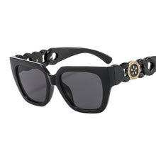 Load image into Gallery viewer, Sunglasses Women  Retro Brand Designer Men Unique Chain Legs Shades UV400 Gradient Square Sun Glasses
