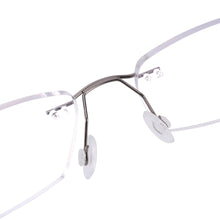 Load image into Gallery viewer, Super Flex and Light Memory Titanium Rimless Eyeglasses Frames For Myopia Lenses Reading Glasses