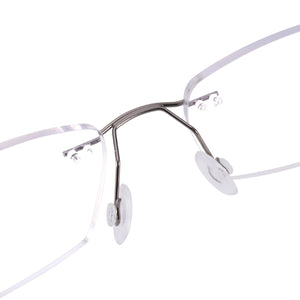 Super Flex and Light Memory Titanium Rimless Eyeglasses Frames For Myopia Lenses Reading Glasses