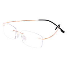 Load image into Gallery viewer, Super Flex and Light Memory Titanium Rimless Eyeglasses Frames For Myopia Lenses Reading Glasses