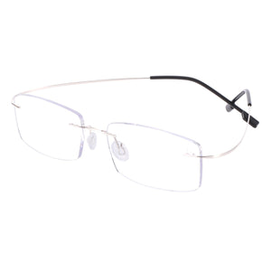 Super Flex and Light Memory Titanium Rimless Eyeglasses Frames For Myopia Lenses Reading Glasses