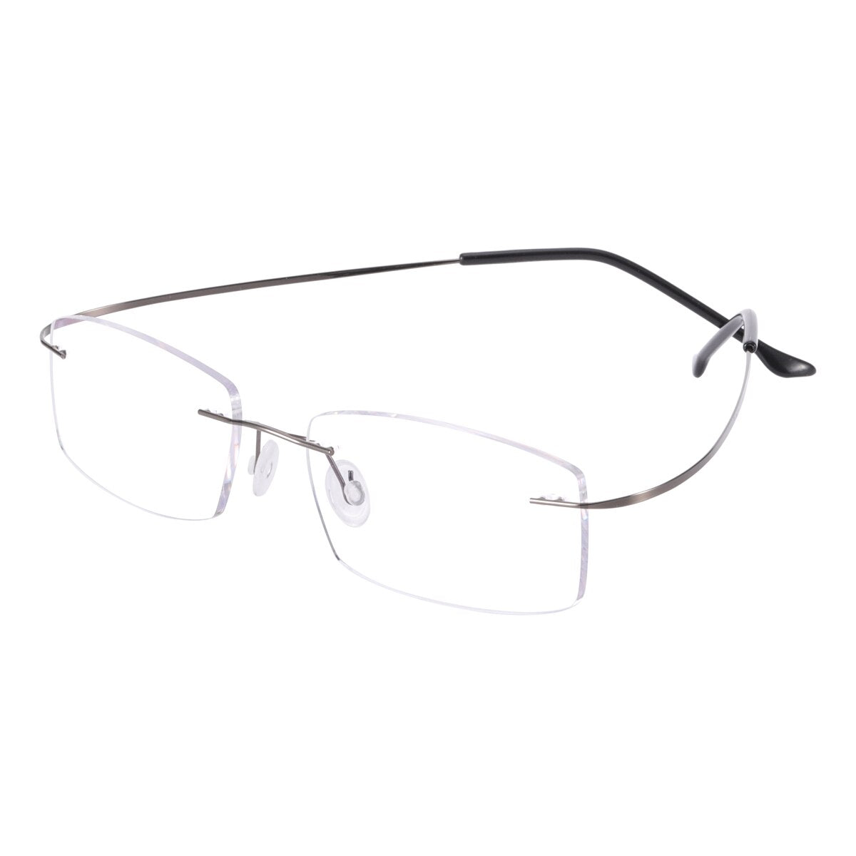 Super Flex and Light Memory Titanium Rimless Eyeglasses Frames For Myopia Lenses Reading Glasses