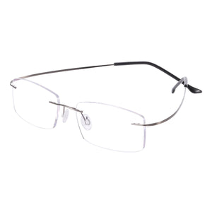 Super Flex and Light Memory Titanium Rimless Eyeglasses Frames For Myopia Lenses Reading Glasses
