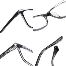 Carica l'immagine nel visualizzatore di Gallery, TR90 Montature Per Occhiali Miopia Anti Luce Blu Lenti Piane Occhiali Da Vista Occhiali Quadrati Vintage Oculos De Grau
