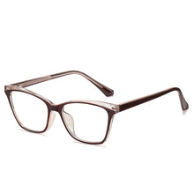 Carica l'immagine nel visualizzatore di Gallery, TR90 Montature Per Occhiali Miopia Anti Luce Blu Lenti Piane Occhiali Da Vista Occhiali Quadrati Vintage Oculos De Grau