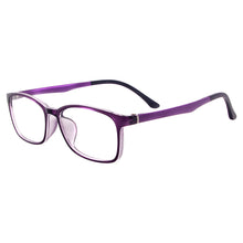 Load image into Gallery viewer, TR90 Full Rim Men and Women Rectangle Spectacle Frame For Prescription Lenses Myopia Varifocal Reading