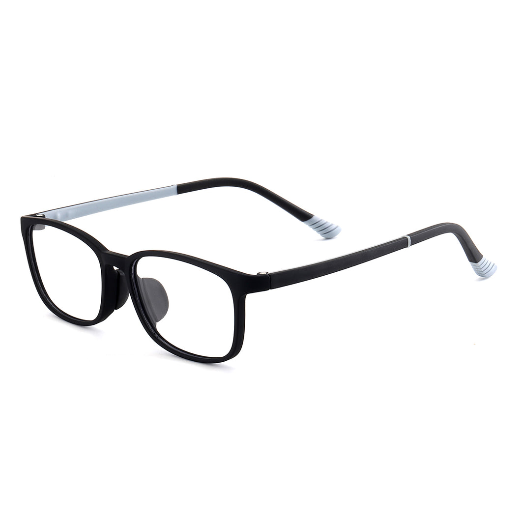 TR90 Full Rim Men and Women Rectangle Spectacle Frame For Prescription Lenses Myopia Varifocal Reading