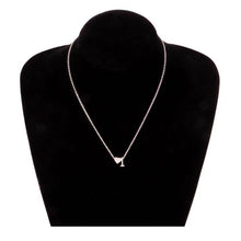Load image into Gallery viewer, Fashion Tiny Heart Dainty Initial Letter Name Necklaces Choker Chain Necklace For Women Gold Color Pendant Jewelry Gift Collier