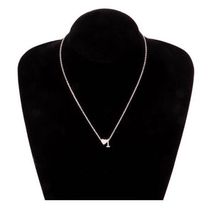 Fashion Tiny Heart Dainty Initial Letter Name Necklaces Choker Chain Necklace For Women Gold Color Pendant Jewelry Gift Collier